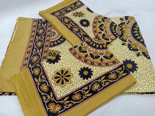BEDSHEET JAIPUR PRINTED 90X108 2 PILLOW COVER